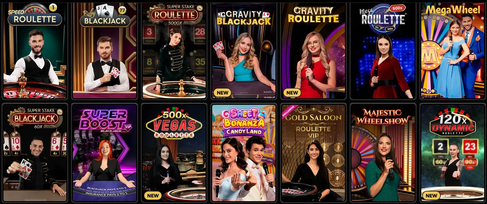 live casino spinsy